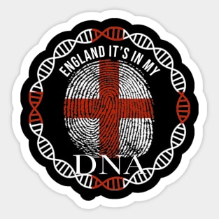 England Its In My DNA - Gift for EnglIsh From England Sticker